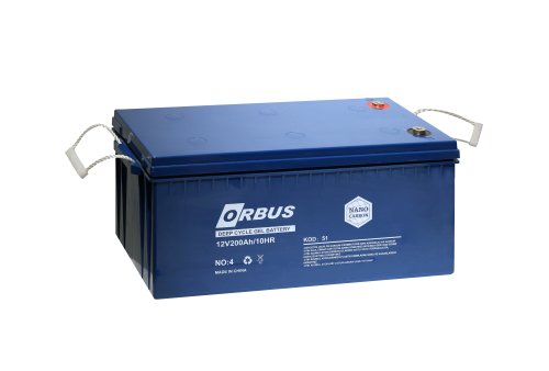 ORBUS 12 VOLT 200 AMPER JEL AKÜ DERİN DÖNGÜ - 12V 200AH DEEP CYCLE