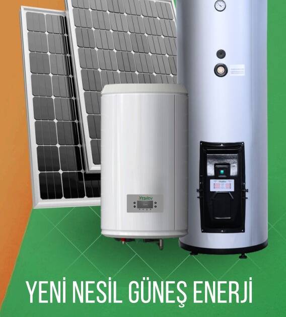 YEŞİL EV - İnges 150 LİTRE SUNBOİL BOYLER - GÜNEŞ ENERJİLİ HİBRİT SU ISITICISI -  DC SUNBOİL BOYLER